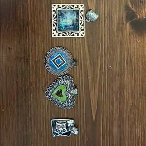 Necklace Pendents and earrings